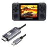 BoxWave Cable Compatible with Anbernic RG350P - SmartDisplay Cable - USB Type-C to HDMI (6 ft), USB C/HDMI Cable - Jet Black view 1