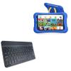 BoxWave Keyboard Compatible with NOBKLEN Kids Tablet JR-J7 (7 in) - SlimKeys Bluetooth Keyboard, Portable Thin with Chiclet-Style Keys - Jet Black view 1