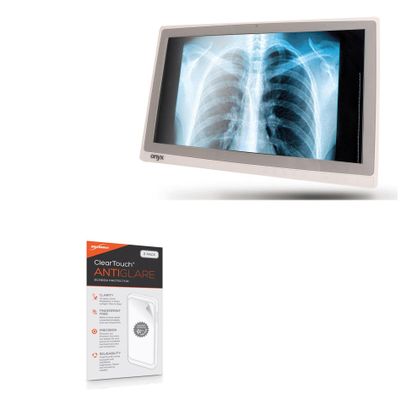 BoxWave Screen Protector Compatible with Onyx Healthcare ZEUS-228 - ClearTouch Anti-Glare (2-Pack), Anti-Fingerprint Matte Film Skin