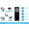 K-Pass-OTG PCM Digital Voice Recorder for Recording Phone Calls, Meetings, Dictations - Passcode Protected Stores 1040 Hours view 3