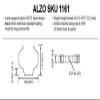 ALZO digital 2G11 CFL Light Bulb Spring Metal Clip Lamp Holder Support - Set of 20 Clips view 4
