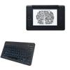 BoxWave Keyboard Compatible with Wacom Intuos Pro L Paper Edition (PTH-860P) - SlimKeys Bluetooth Keyboard - with Backlight, Portable Slim LED 7 Colors - Jet Black view 1