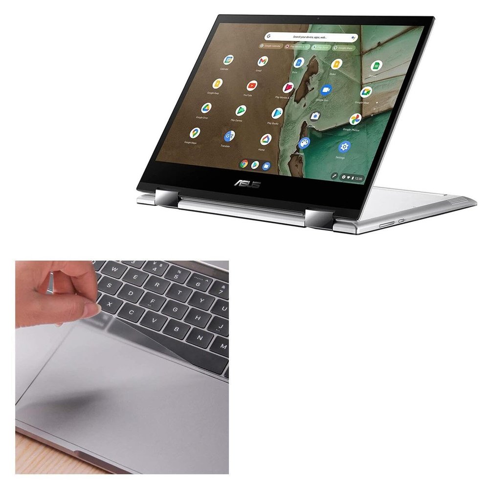 BoxWave Touchpad Protector Compatible with ASUS Chromebook Flip CM3 (CM3200) - ClearTouch for Touchpad (2-Pack), Pad Protector Shield Cover Film Skin