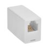 Cable Central LLC (50 Pack) RJ11 Modular Inline Coupler Reverse, White view 1