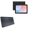 BoxWave Keyboard Compatible with SGIN Android 12 Tablet E10P (10 in) - SlimKeys Bluetooth Keyboard, Portable Thin with Chiclet-Style Keys - Jet Black view 1