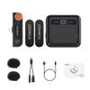 COMICA Vimo S MI Wireless Lavalier Microphone for iPhone with Charging Case,Compact Dual Channel Lav Mic Wireless Lapel Microphone for iPhone iPad Mac Video Recording Vlogging Live Streaming view 1