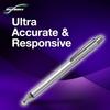 BoxWave Stylus Pen Compatible with Wacom Intuos Pro S (PTH-460) - DualTip Capacitive Stylus, Fiber Tip Disc Tip Capacitive Stylus Pen - Metallic Silver view 4