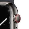 Apple Watch Series 7 (GPS + Cellular, 45MM) Graphite Stainless Steel Case with Midnight Sport Band (Renewed) view 2