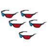 pizarra 5X Red and Blue Anaglyph Dimensional 3D Vision Glasses for TV Game DVD view 1