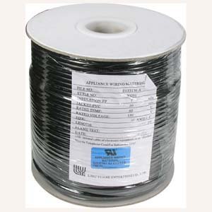 Cable Central LLC 1000Ft UL 4 Conductor Black Modular Cable Reel 26AWG - 1000 Feet