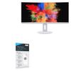 BoxWave Screen Protector Compatible with Fujitsu Display P34-9 U - ClearTouch Crystal (2-Pack), HD Film Skin - Shields from Scratches view 1