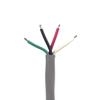 20 AWG 4 Conductor CMG Communication Cable, 300V, Unshielded, 10 ft Length view 1