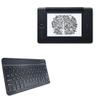 BoxWave Keyboard Compatible with Wacom Intuos Pro L Paper Edition (PTH-860P) - SlimKeys Bluetooth Keyboard, Portable Thin with Chiclet-Style Keys - Jet Black view 1