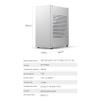 pizarra A07 Mini ITX Computer Case Chassis HTPC Case USB3.0 ITX Enclosure with Graphics Card Cable(C) view 4