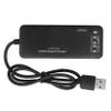 pizarra 3 Port USB 2.0 Hub External 7.1Ch Sound Card Headset Microphone Adapter for Pc Black view 3