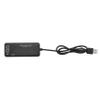 pizarra 3 Port USB 2.0 Hub External 7.1Ch Sound Card Headset Microphone Adapter for Pc Black view 4