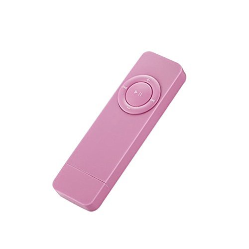 pizarra Portable USB Sport U Disk Mini Mp3 Music Player Support 32GB TF CardPink
