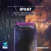 Monster DNA One Portable Bluetooth Speaker, Loud Speaker with 360 Bass Sound and 10W Wireless Charging Pad, IP67 Waterproof- Indoor and Outdoor Use view 3