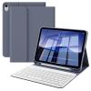 kenke Keyboard Case for iPad 10th Generation (10.9 Inch 2022) / iPad A16 11th Generation (11 inch 2025) with Pencil Holder, Stand Folio Detachable Wireless Bluetooth Keyboard Cover, Purple view 1