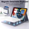 kenke Keyboard Case for iPad 10th Generation (10.9 Inch 2022) / iPad A16 11th Generation (11 inch 2025) with Pencil Holder, Stand Folio Detachable Wireless Bluetooth Keyboard Cover, Purple view 4
