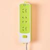 Altsuceser 4 Pcs Adhesive Punch-Free Socket Holder, Self-Adhesive Desktop Socket Fixer, Punch Free Socket Holder Cable Management Punch Free Surge Protector, Wall Hanging Socket Fixer Blue view 4
