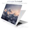 Batianda Case for 12.4" Microsoft Surface Laptop Go 3 2023 Release/Surface Laptop Go 2 (2022), Designed Clear Protective Plastic Hardshell & Keyboard Cover & Screen Protector, Snow Mountain view 3