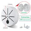 Puyreeinn 2 Pack Universal Bullet Security Mount Box, Dome Camera Junction Box, Bracket Hide Cable, ABC Plastic Enclosure Outdoor Camera Cover, Base Junction Box view 2