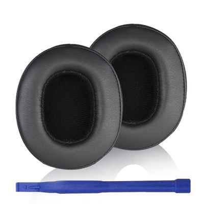 Adhiper Crusher Evo Replacement Ear Pads - Compatible with Skullcandy Crusher Wireless/ANC/Evo/360 & Hesh ANC/Evo/3 & Venue ANC Headphones (Black)