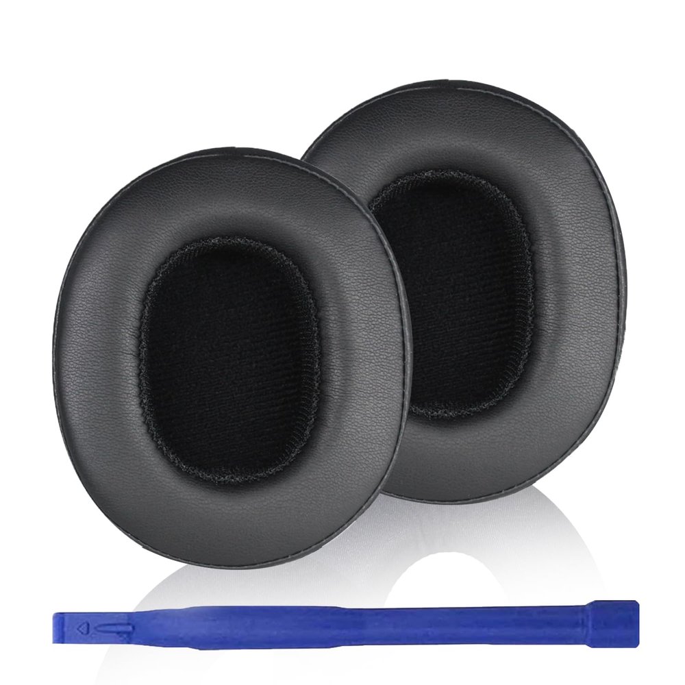 Adhiper Crusher Evo Replacement Ear Pads - Compatible with Skullcandy Crusher Wireless/ANC/Evo/360 & Hesh ANC/Evo/3 & Venue ANC Headphones (Black)
