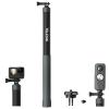 TELESIN G3 Extension Selfie Stick Pole (118"/3M 100% Carbon Fiber), Invisible Light Monopod for DJI Osmo Nano 360 Action 6 5 Pro 4 Pocket 3 GoPro 13 12 11 10, Insta360 X5 X4 X3 Ace Pro view 1