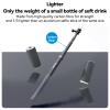 TELESIN G3 Extension Selfie Stick Pole (118"/3M 100% Carbon Fiber), Invisible Light Monopod for DJI Osmo Nano 360 Action 6 5 Pro 4 Pocket 3 GoPro 13 12 11 10, Insta360 X5 X4 X3 Ace Pro view 2