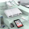 Apple MFi Certified Multi 5-in-1 SD TF Memory Card Reader with SD/Micro SD/SDHC/SDXC/MMCLightning+Type C+USB A OTG Adapter for iPhone/iPad/Android/MacBook/PC/Tablet/Camera/Hard Disk/Flash Drive view 1