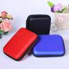 External Hard Drive Carry Case for 2.5 Inch Shockproof Portable Cover Pouch Hard Disk Drive Protect Bag Travel Bag USB HDD EVA Portable Storage Cable Case (red) view 2