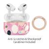 Berkin Arts Compatible with AirPods Pro 1st Generation Case Rose Gold Hard Cover with Keychain OrphismPink Abstract (The No.5 by Hilma af Klint) view 3