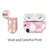 Berkin Arts Compatible with AirPods Pro 1st Generation Case Rose Gold Hard Cover with Keychain OrphismPink Abstract (The No.5 by Hilma af Klint) view 4