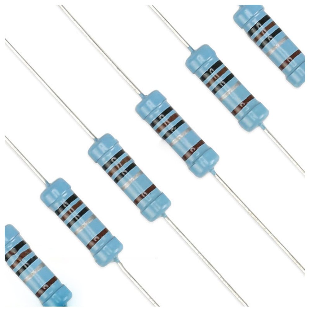 100R 100 Ohm 2W 1% 20pcs Metal Film Resistor, for Repairing Electronic Systems, Repairing Cars, Audio Components TMP1105