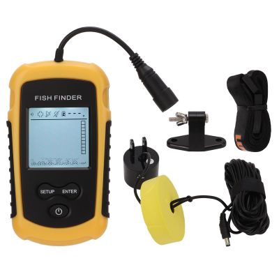 HOHXFYP Wired Fish Finder,High Performance Easy to Use Portable Fish Finder Wired,Practical Intelligent Fishfinder Sonar for River Fishing