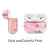 Berkin Arts Compatible with AirPods Pro 1st Generation Case Ultra Slim Protetive Cover with Keychain Cloisonnism Neon Floral Pattern view 4