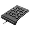 Lyzeous Mini USB Wired Numeric Keypad Numpad 18 Digital Keyboard for Accounting Teller Laptop Windows Android Notebook Tablets PC (Black) view 3