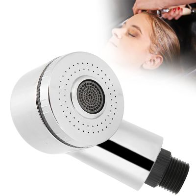 Akozon Shampoo Bowl Sprayer Head Pedicure Chair Shower Head Salon Shampoo Bowl Sprayer Head and Hose Side Control Button Salon Hair Handheld Sprayer Replacement Stainless Steel