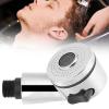 Akozon Shampoo Bowl Sprayer Head Pedicure Chair Shower Head Salon Shampoo Bowl Sprayer Head and Hose Side Control Button Salon Hair Handheld Sprayer Replacement Stainless Steel view 3