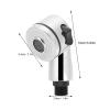 Akozon Shampoo Bowl Sprayer Head Pedicure Chair Shower Head Salon Shampoo Bowl Sprayer Head and Hose Side Control Button Salon Hair Handheld Sprayer Replacement Stainless Steel view 4