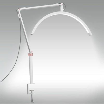 YIDOBLO Lash Lamp for Eyelash Extensions - Led Moon Light for Lashes, Facial, Tattoo, Esthetician - Cool, Warm Lighting Lamp with Adjustable Brightness & Height - with Phone Holder