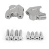 Aramox Handlebar Riser Adapters, Aluminum Motorcycle Handlebar Riser Clamp Height Up Adapters Compatible with R1200GS LC ADV 14?18 (Silver) view 1