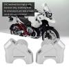 Aramox Handlebar Riser Adapters, Aluminum Motorcycle Handlebar Riser Clamp Height Up Adapters Compatible with R1200GS LC ADV 14?18 (Silver) view 3