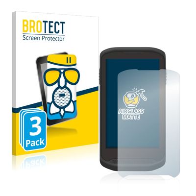 brotect Anti-Glare Glass Screen Protector Matte Compatible with Zebra TC20 Touch (3 Pack) - Anti-Scratch 9H Protection Film