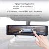 11 Inch Full Touch Screen Car Recorder HD Starlight Night Vision 2K Streaming Media Front and Rear Dual Recording Voice Control Recorder view 2