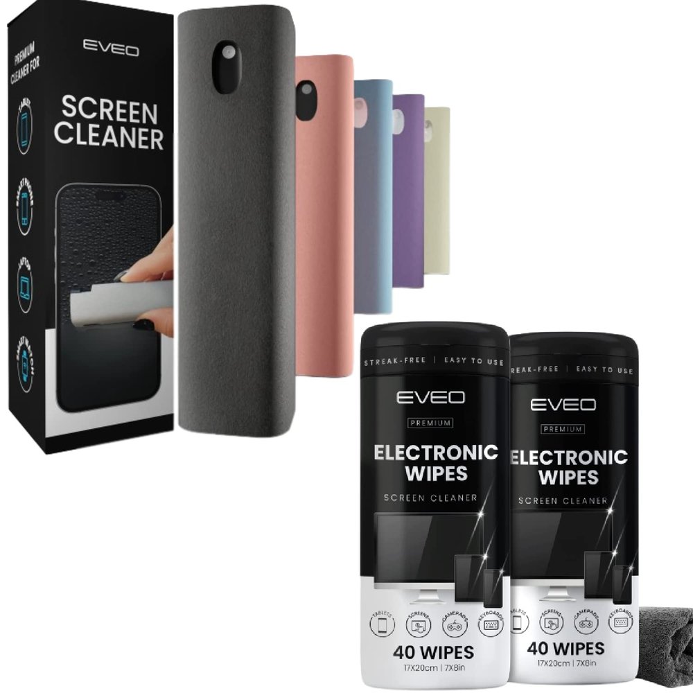 Screen Cleaner + Electronic Wipes