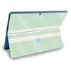 MightySkins Glossy Glitter Skin Compatible with Microsoft Surface Pro 9 (2022) - Mint Stripes | Protective, Durable High-Gloss Glitter Finish | Easy to Apply & Change Styles | Made in The USA view 1