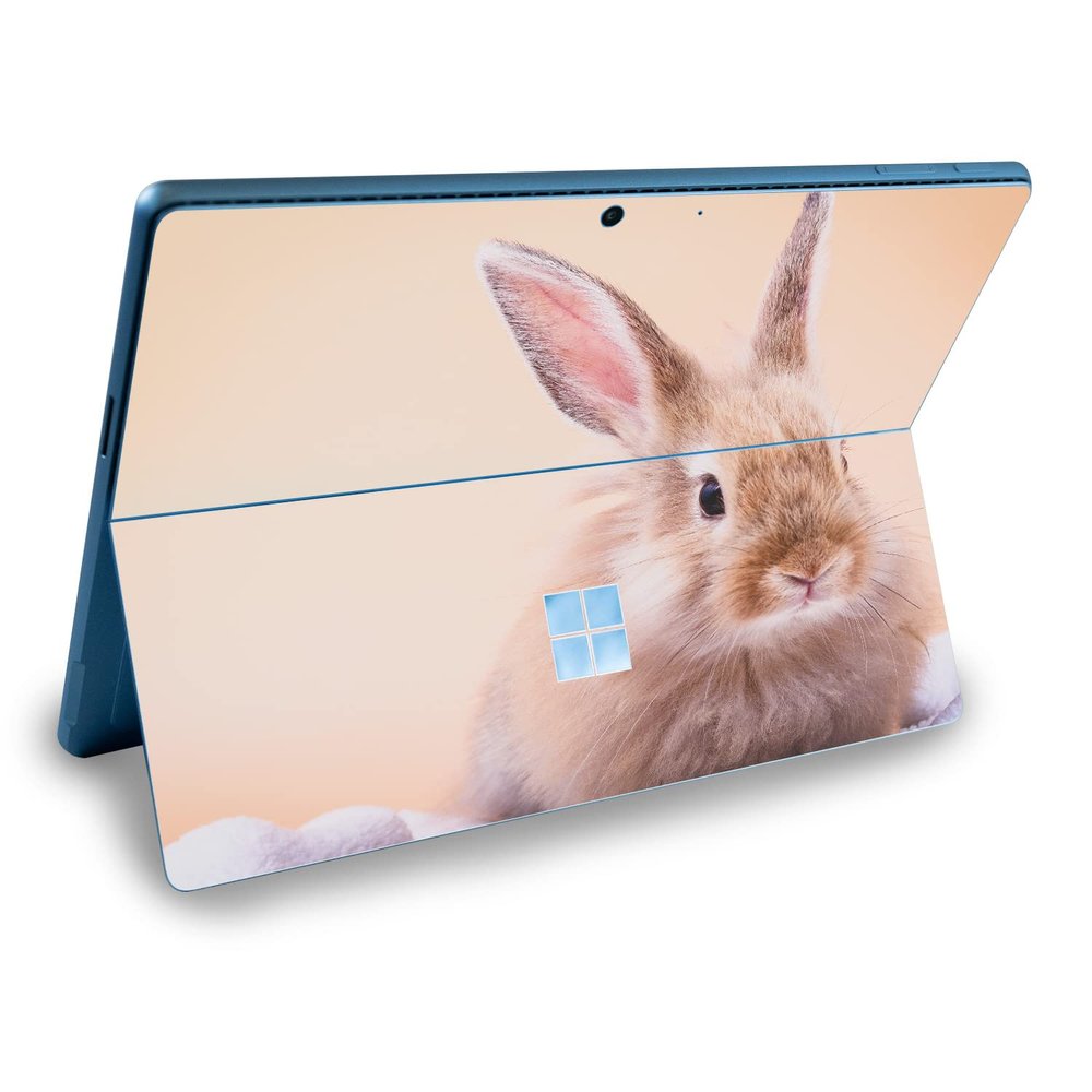 MightySkins Skin Compatible with Microsoft Surface Pro 9 (2022) - Bunny | Protective, Durable, and Unique Vinyl Decal wrap Cover | Easy to Apply & Change Styles | Made in The USA